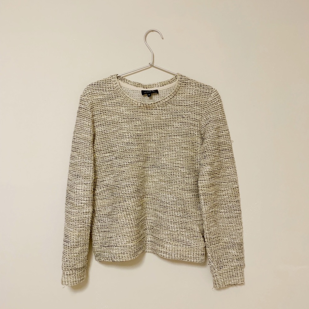 A.P.C. Metallic sweater. Sz xs